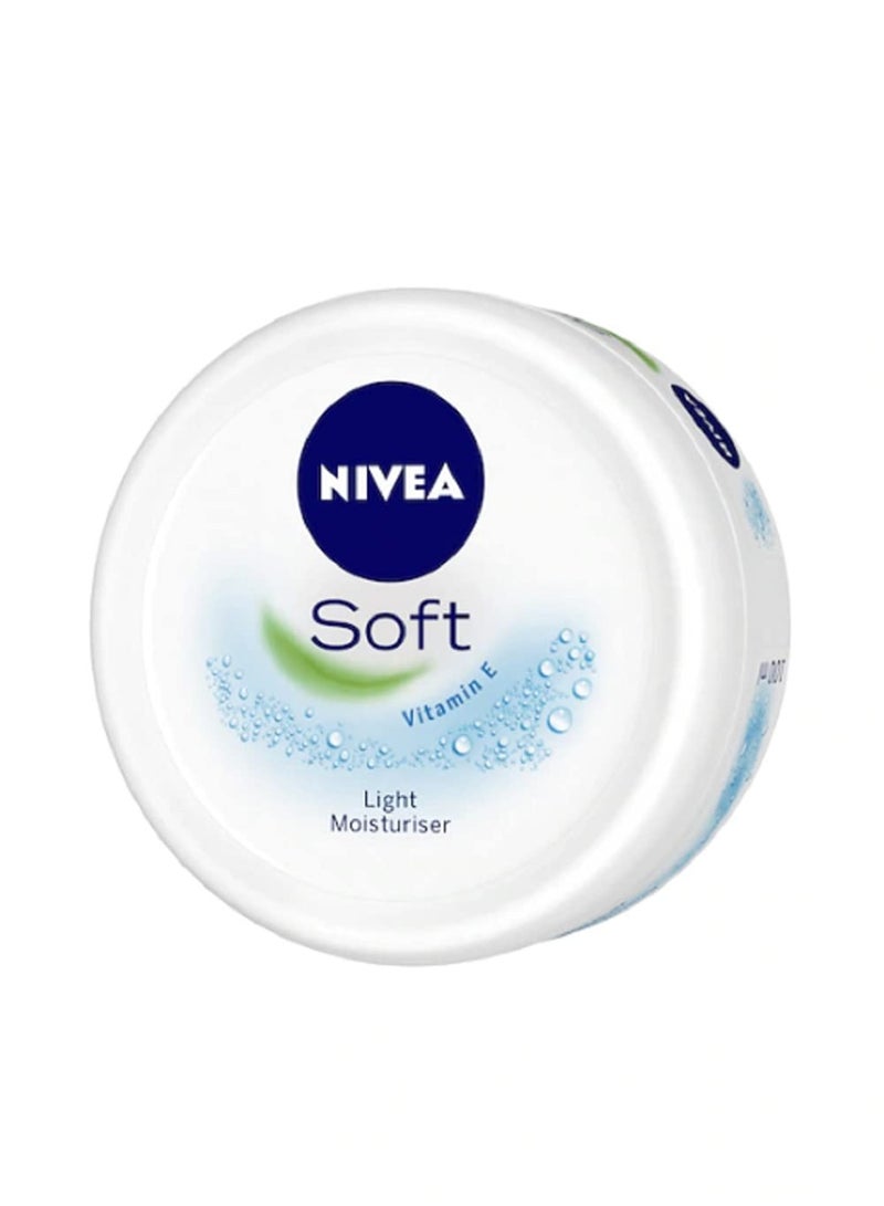 Nivea Soft light moisturizer Cream (100 Ml) (Pack Of 2) - Image 2